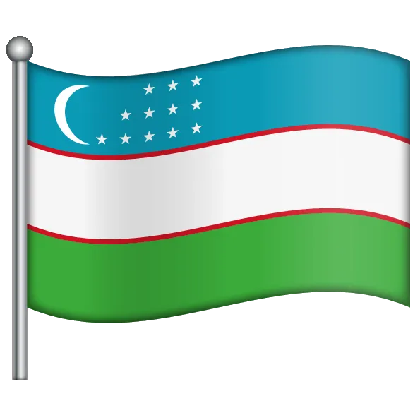 Uzbekistan Flag
