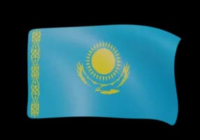 Kazakhstan Flag